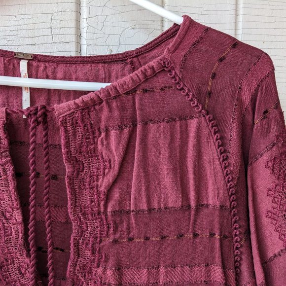 Sedona Short Set - Cotton Linen Like Boho Top (Top Only) - Picture 7 of 9